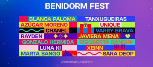 El cartel de presentaci&oacute;n del Benidorm Fest (RTVE)