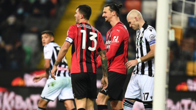 Il Milan inciampa a Udine, a segno Ibrahimovic e Beto.