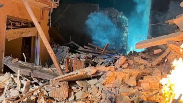 Agrigento, palazzina crolla dopo un'esplosione.