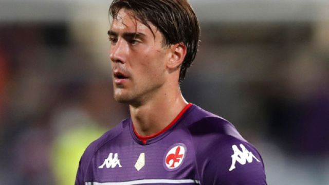 Dusan Vlahovic, attaccante della Fiorentina.
