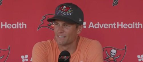 Brady improved his record vs Bills to 33-3 (Image source: Tampa Bay Buccaneers/YouTube)