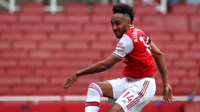 Aubameyang, attaccante dell'Arsenal.