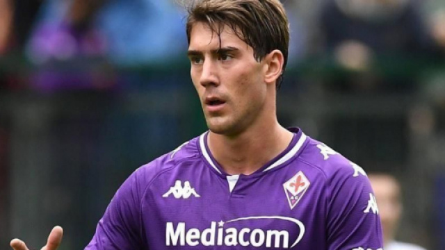 Dusan Vlahovic, giocatore della Fiorentina.