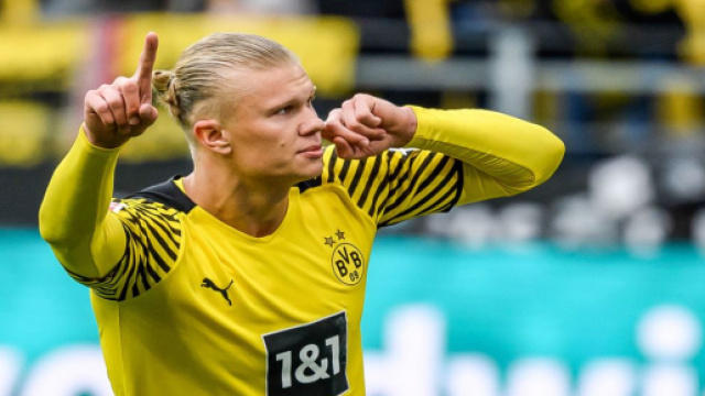 Erling Haaland avec le Borussia Dortmund - Source : Twitter