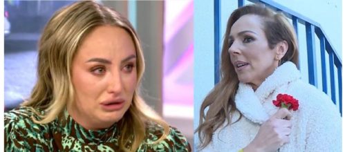 Roc&iacute;o Flores se ha venido abajo al hablar de un posible reencuentro con su madre (Collage/Telecinco)