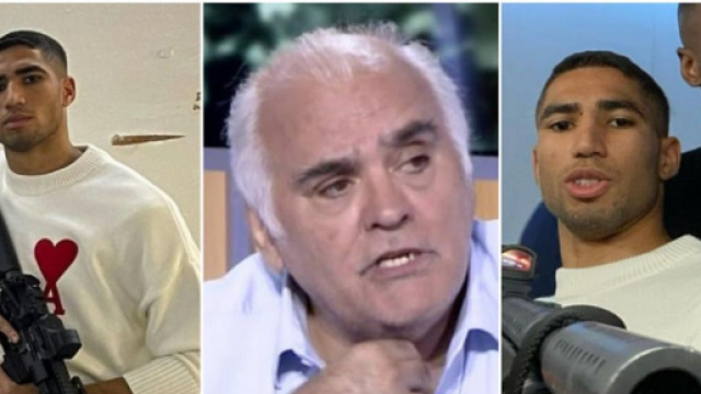 Gilles Favard tacle Achraf Hakimi et le traite de 'surcot&eacute;' (captures YouTube)