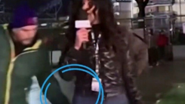 Une journaliste italienne agress&eacute;e sexuellement avant le match Empoli-Fiorentina (capture YouTube)