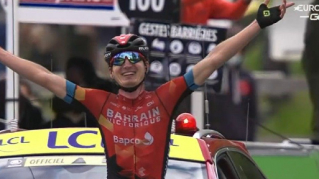La vittoria di Mark Padun nella tappa di Les Gets del Criterium del Delfinato.