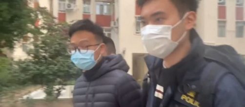 More than 200 police officers raided the office of Stand News (Image source: NYT)