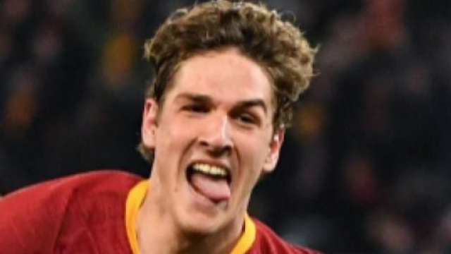 Niccol&ograve; Zaniolo, centrocampista della Roma.