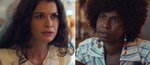 B&aacute;rbara e Janine em 'Um Lugar ao Sol'. (Foto: Globo).