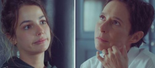 Cec&iacute;lia e Rebeca em 'Um Lugar ao Sol'. (Fotomontagem)