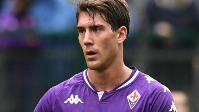 Dusan Vlahovic, giocatore della Fiorentina.