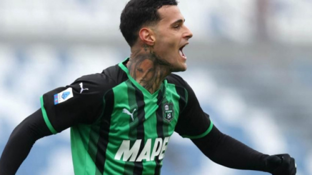 Gianluca Scamacca, giocatore del Sassuolo.
