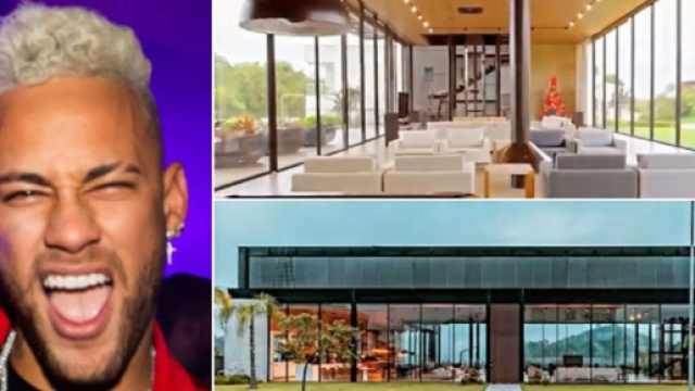 Neymar s'offre une nouvelle maison de luxe pour No&euml;l (captures YouTube)