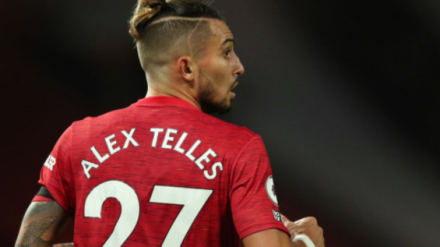 Alex Telles, laterale del Manchester United.