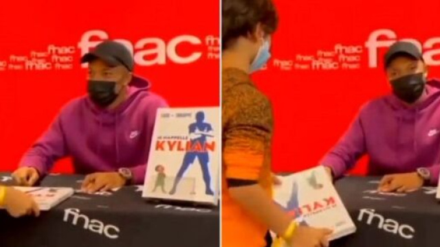 La r&eacute;action de Kylian Mbapp&eacute; quand un enfant lui parle du Real Madrid fait le buzz (captures YouTube)