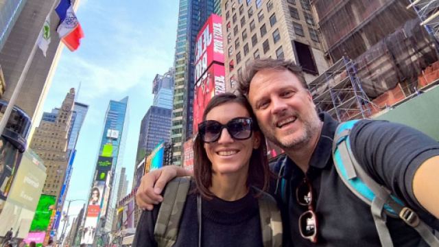 Fabio Sonce e Giulia Marchesan, content creator di Bambiniconlavaligia.com