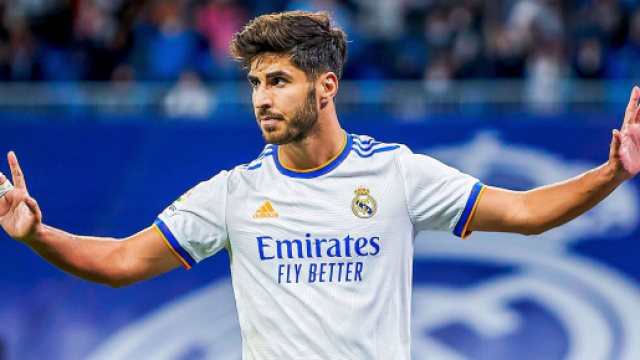 Marco Asensio, attaccante del Real Madrid.