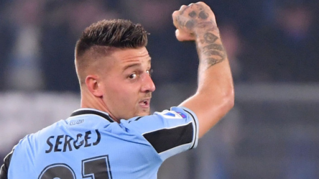 Sergej Milinković-Savić, centrocampista della Lazio.