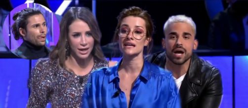 Enfrentamientos en 'El debate final' entre Miguel Frigenti, Adara Molinero y Cristina Porta, y el silencio de Luca Onestini -Collage captura