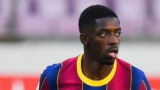 Demb&eacute;l&eacute;, centrocampista del Barcellona.