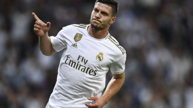 Luka Jovic, attaccante del Real Madrid.