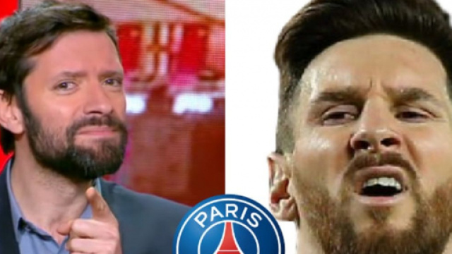 PSG : 'Il est compl&egrave;tement cramoise', la parodie de Julien Cazarre sur Leo Messi (captures YouTube)