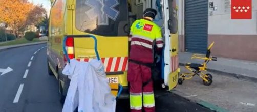 Un ni&ntilde;o en estado grave por un escape de gas (@112cmadrid)