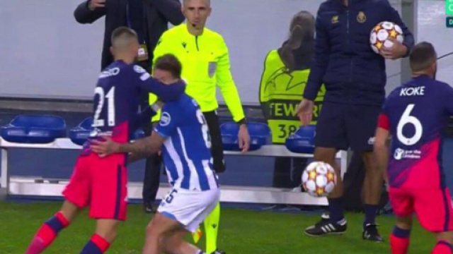 Le match de Ligue des Champions entre le FC Porto et l'Atl&eacute;tico Madrid a &eacute;t&eacute; houleux (Cr&eacute;dit Twitter)