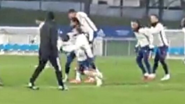 L'entrainement des joueurs de L'OL fait beaucoup parler (capture YouTube)