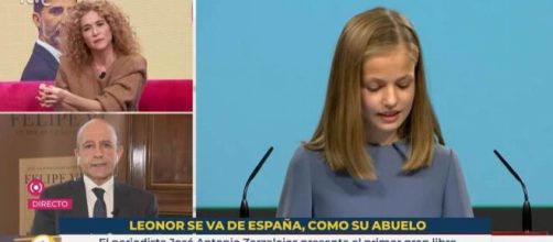 En la imagen, el r&oacute;tulo de la pol&eacute;mica que emiti&oacute; TVE durante 'La Hora de La 1'