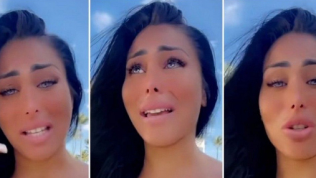 Les Vacances des Anges 4 : Depuis son h&ocirc;tel, L&eacute;ana, harcel&eacute;e par des twittos, fond en larmes en &eacute;voquant son pass&eacute; douloureux.