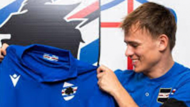 Mikkel Damsgaard, centrocampista della Sampdoria.