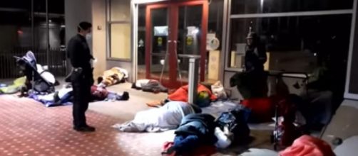 Homeless people around the world have risen due to the pandemic. &copy;CBS 8 San Diego YouTube video