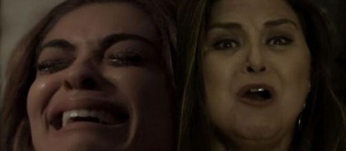 Bibi e Aurora em "A For&ccedil;a do Querer". (Fotomontagem)