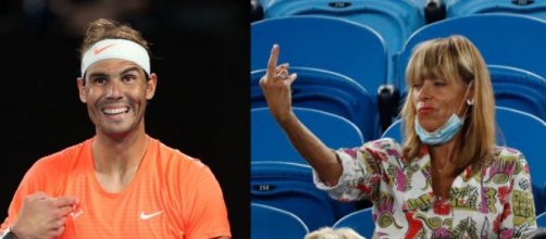 Rafa Nadal durante el Open de Australia