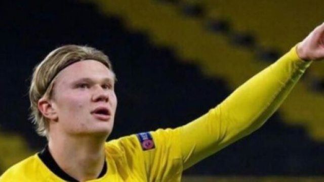 Erling Haaland, punta del Borussia Dortmund.