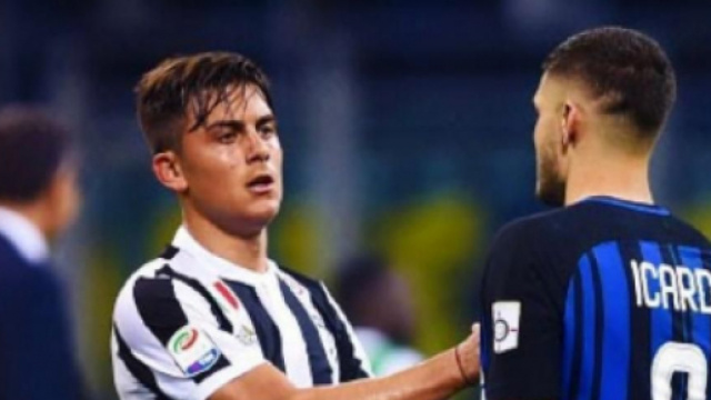 Nella foto Paulo Dybala e Mauro Icardi.