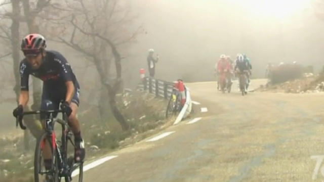 L'attacco di Ivan Sosa sul Mont Ventoux.