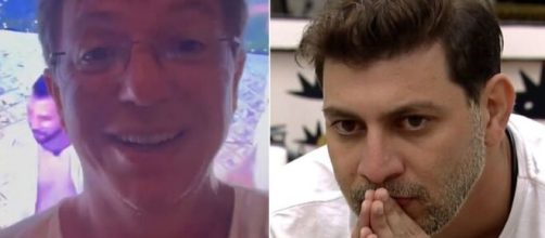 Boninho falou sobre o caso de Caio no 'BBB 21'. (Fotomontagem)