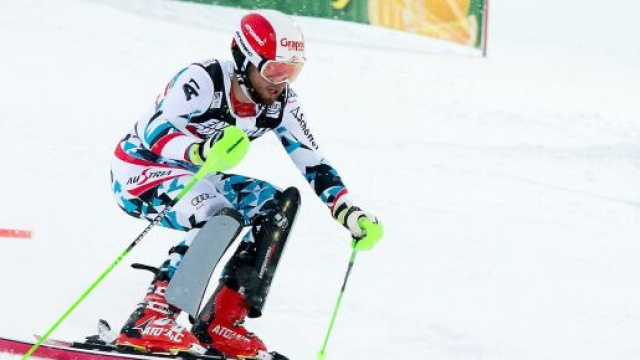 Il campione mondiale di combinata Marco Schwarz.