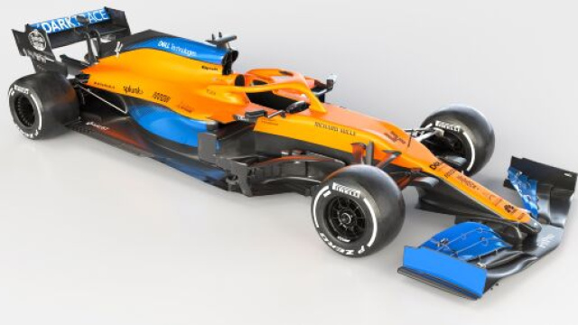 La nuova McLaren MCL35M che sar&agrave; guidata da Lando Norris e Daniel Ricciardo.