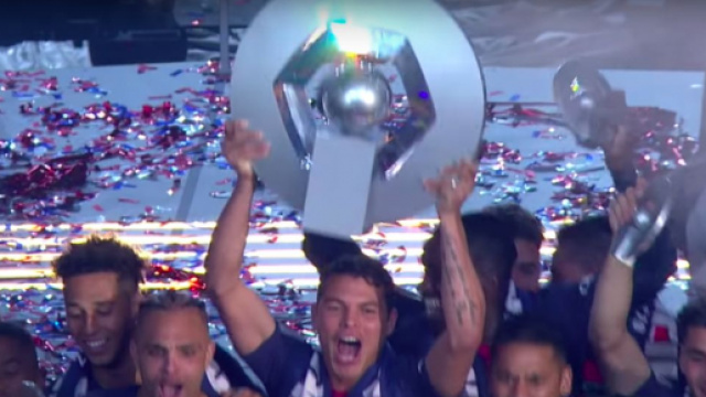 L'observatoire du football a fait une simulation du prochain club champion de France - Photo capture d'&eacute;cran vid&eacute;o PSG champion 2019 (Youtube)