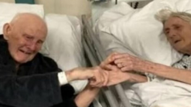 Un couple meurt main dans la main - Photo capture d'&eacute;cran Twitter