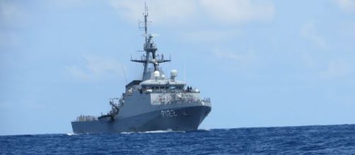 Opera&ccedil;&atilde;o internacional com apoio da Marinha do Brasil e Pol&iacute;cia Federal apreende carga com entorpecentes. (Divulga&ccedil;&atilde;o/Marinha do Brasil)