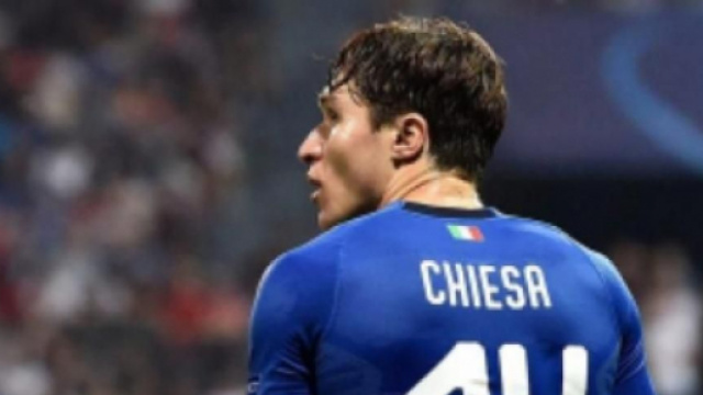 Federico Chiesa, centrocampista della Juventus.