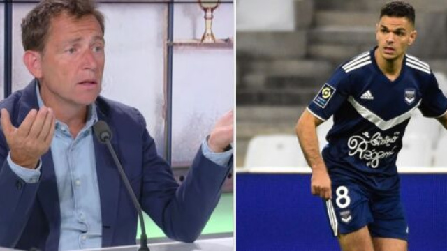 Vid&eacute;o: Daniel Riolo s'&eacute;nerve et d&eacute;truit Hatem Ben Arfa en direct. &copy; Photo Capture RMC/ Instagram hatembenarfaofficiel