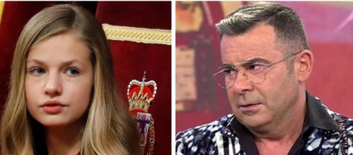 Princesa Leonor y Jorge Javier V&aacute;zquez.