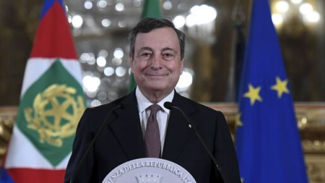 Il presidente del Consiglio Mario Draghi